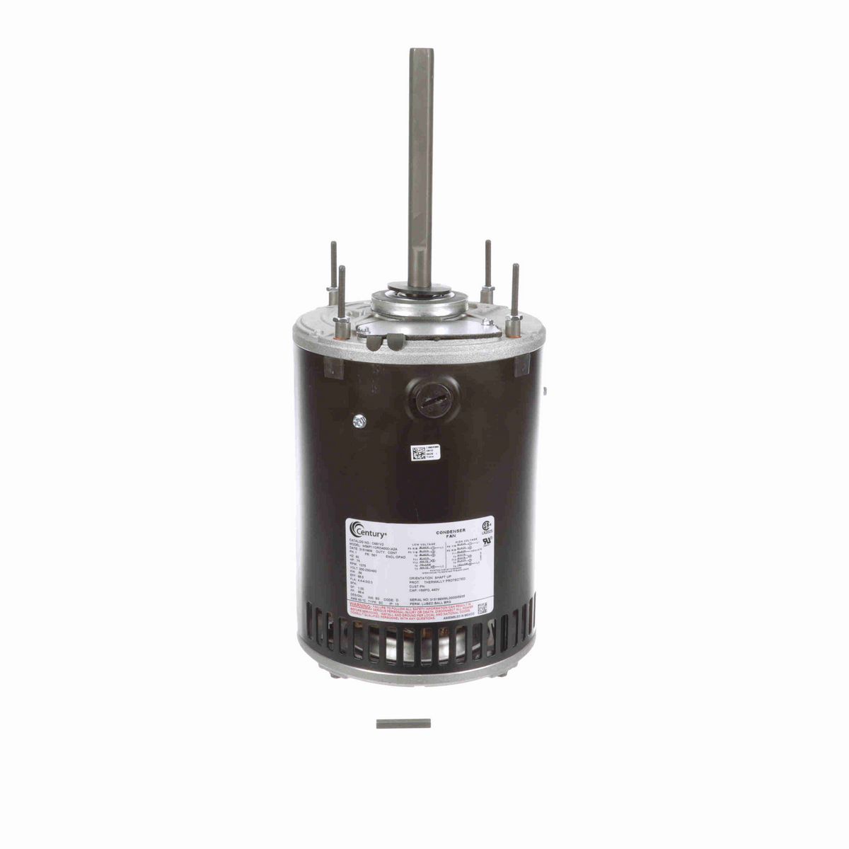 Century Condenser Fan Motor, .75 HP, 1 Ph, 60 Hz, 200-230/460 V, 1200 RPM, 56Y Frame, OAO - C661V2