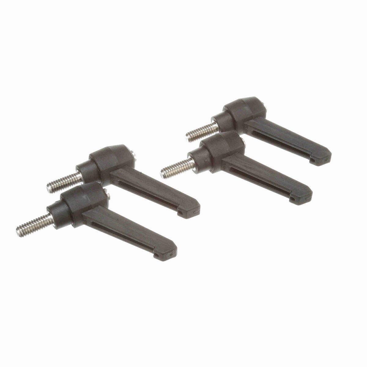 System Plast Ratchet Handle (Male); Thread: 5/16-18, Handle Length: 2.16-in Stud Length: 0.79-in, Color: Black - RH-20-BK-MS51618-20