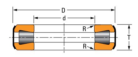 Thrust Tapered Roller Bearings-Type TTC, TTCS, TTCL Timken T301-904A2