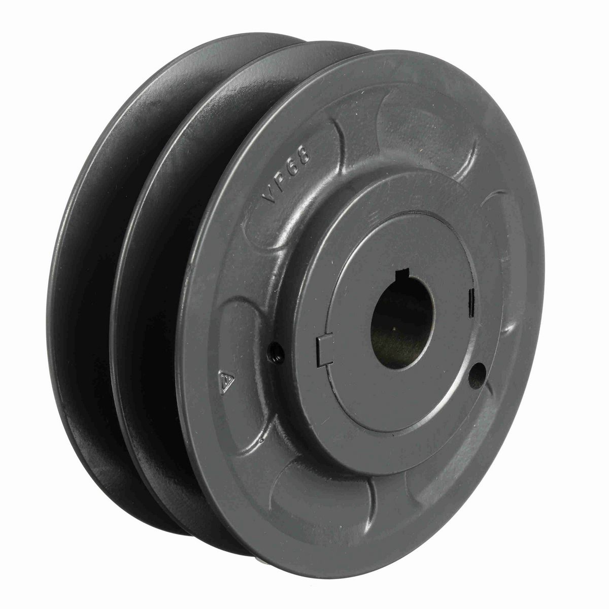 Browning 2 Groove Cast Iron Finish Bore FHP Variable Pitch Sheave - 2VP68X 1 1/8