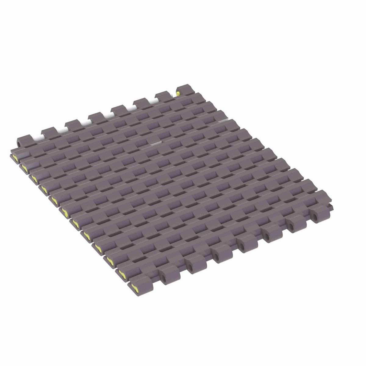 Rexnord 1505 Straight Running Solid Top, Material: Brown High Performance, Width: 6in, Pitch: 15mm - HP1505-6