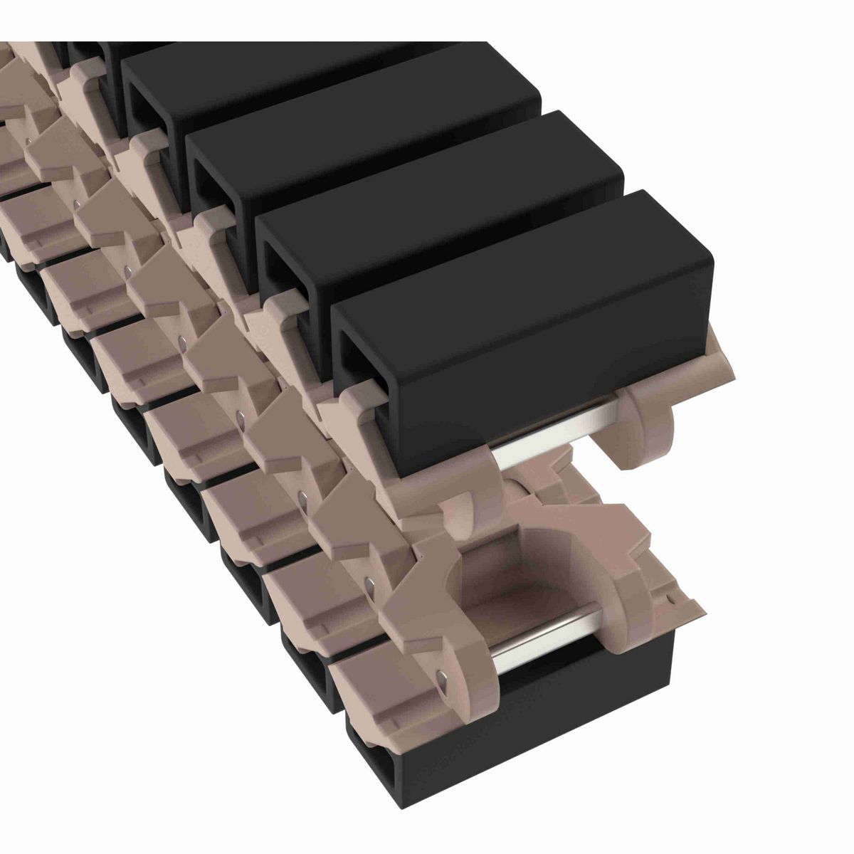 Rexnord 882TAB SideGrip™ Side-flexing, Material: Tan Low Friction, Width: 3.75in, Pitch: 1.5in - LF882-SD