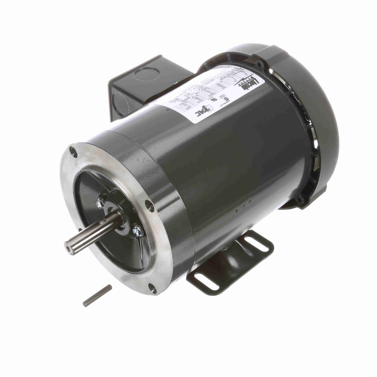 LEESON Speed Ratio Motor, 0.50 HP, 3 Ph, 60 Hz, 230/460 V, 1800 RPM, 56C Frame, TEFC - LM22649