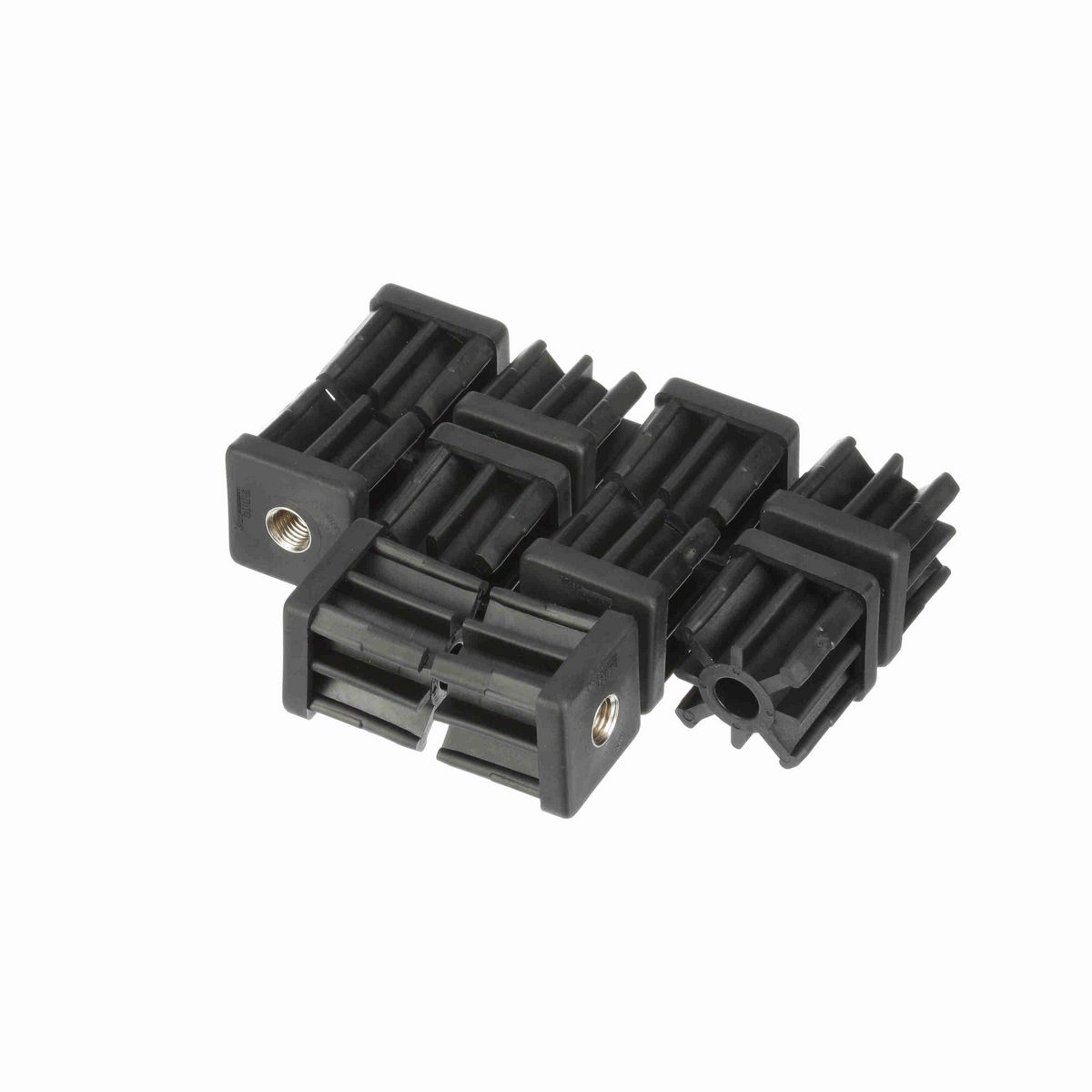 System Plast Tube End (Square); Series: VG-555, Thread: M16 for a 2 Sq. Tube - VG-555-BM16