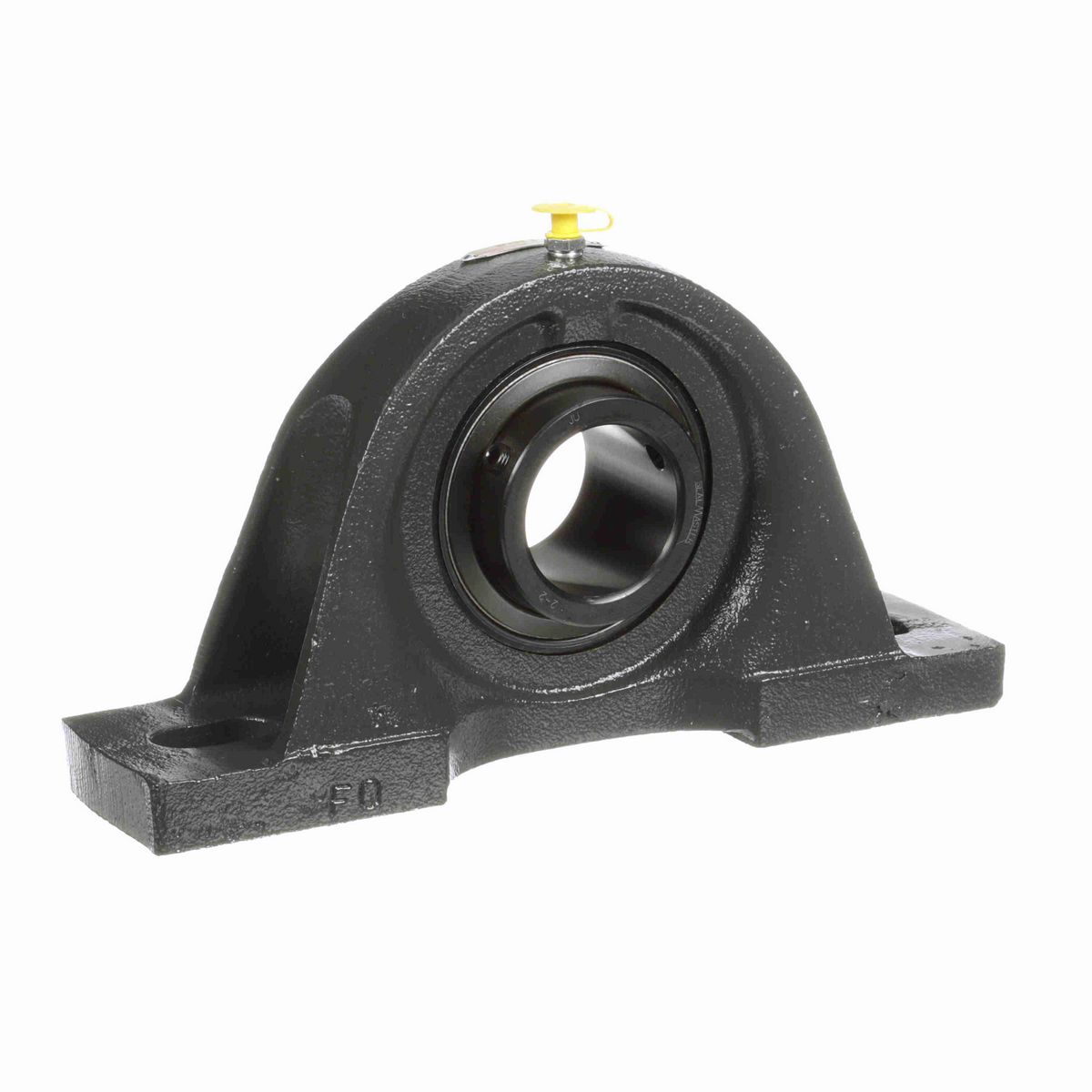 Sealmaster Mounted Cast Iron Two Bolt Pillow Block Ball Bearing - 52100 Bearing Steel, Black Oxided - Setscrew Lock - SP-32