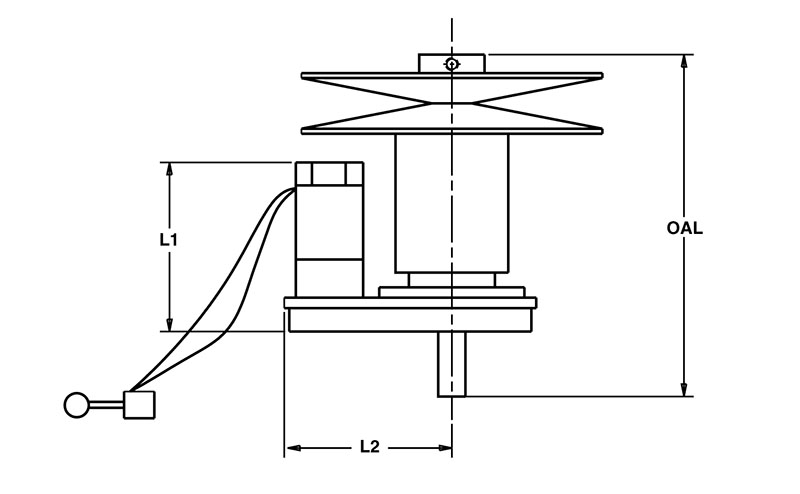 Hexadrive Series Model HEC-30 Adjustable Pulleys w/ Electric Control Option - Imperial Timken 68514442938