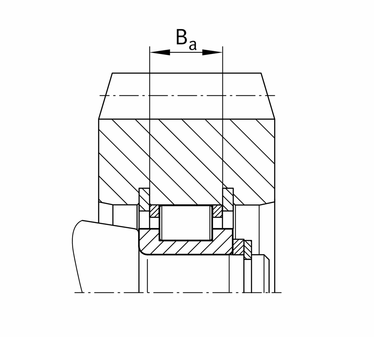 Цилиндрический роликоподшипник INA RSL183014-XL-RV