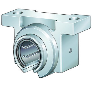 Узел с шарикоподшипником для линейного перемещения INA KGBO20-PP-AS