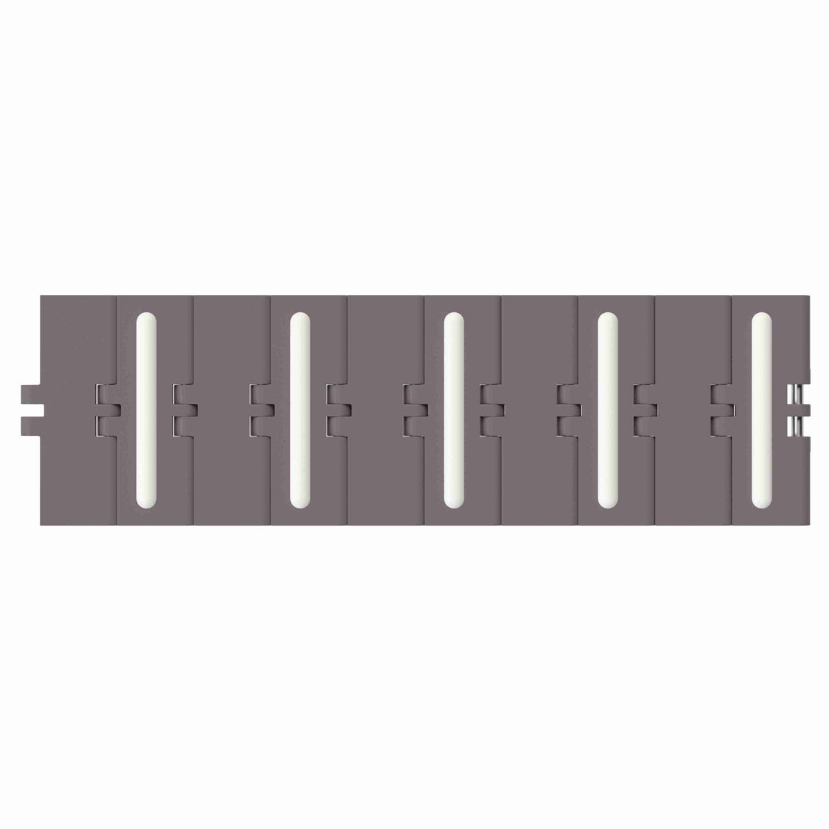 Rexnord 820 RubberTop Straight Running RubberTop®, Material: Brown High Performance, Width: 4.5in, Pitch: 1.5in - 81418892