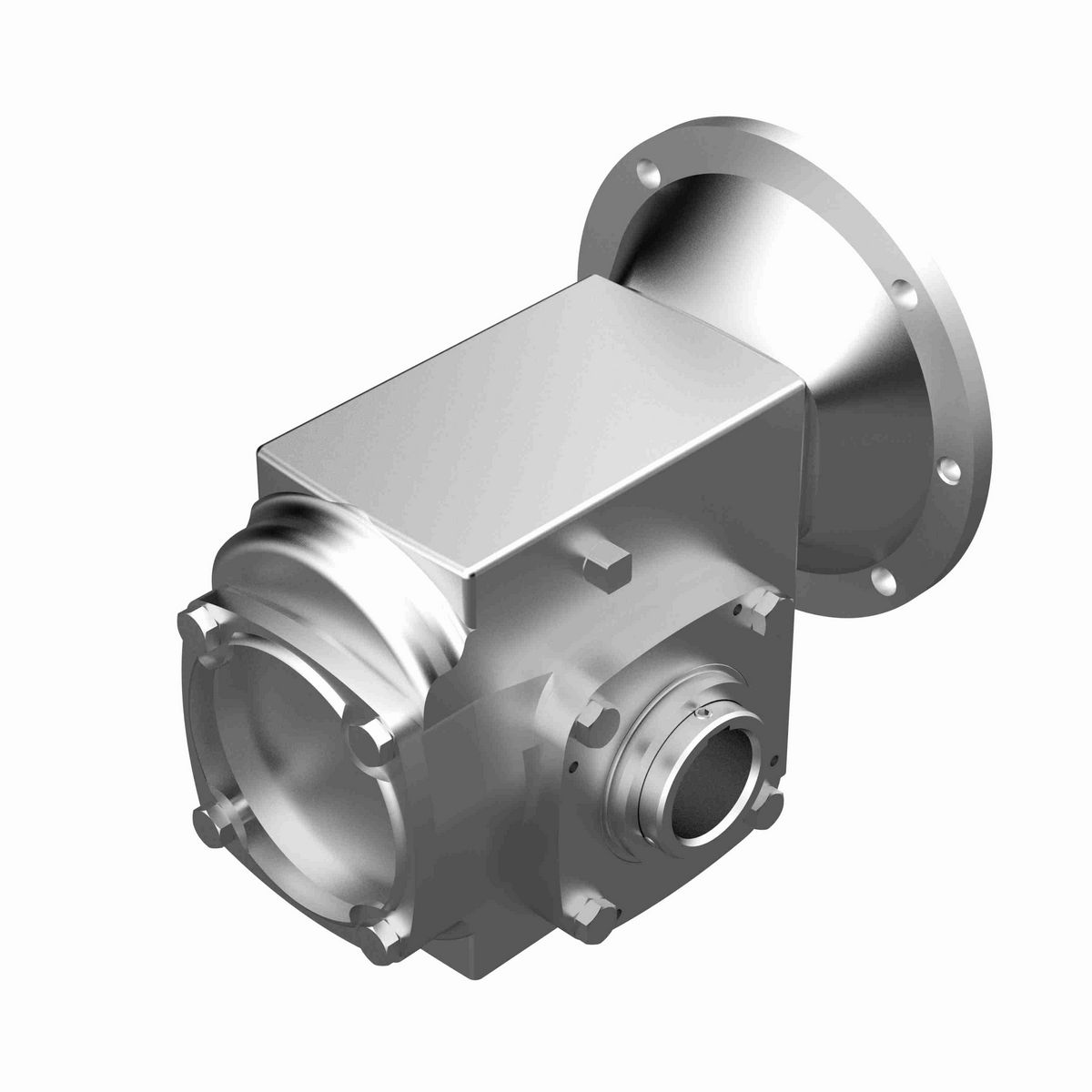 Hub City Stainless Steel HERA Gear Reducer HERA Stainless Steel Helical-Hypoid Reducer - SSHERA35ES 43.53 56C 1.438