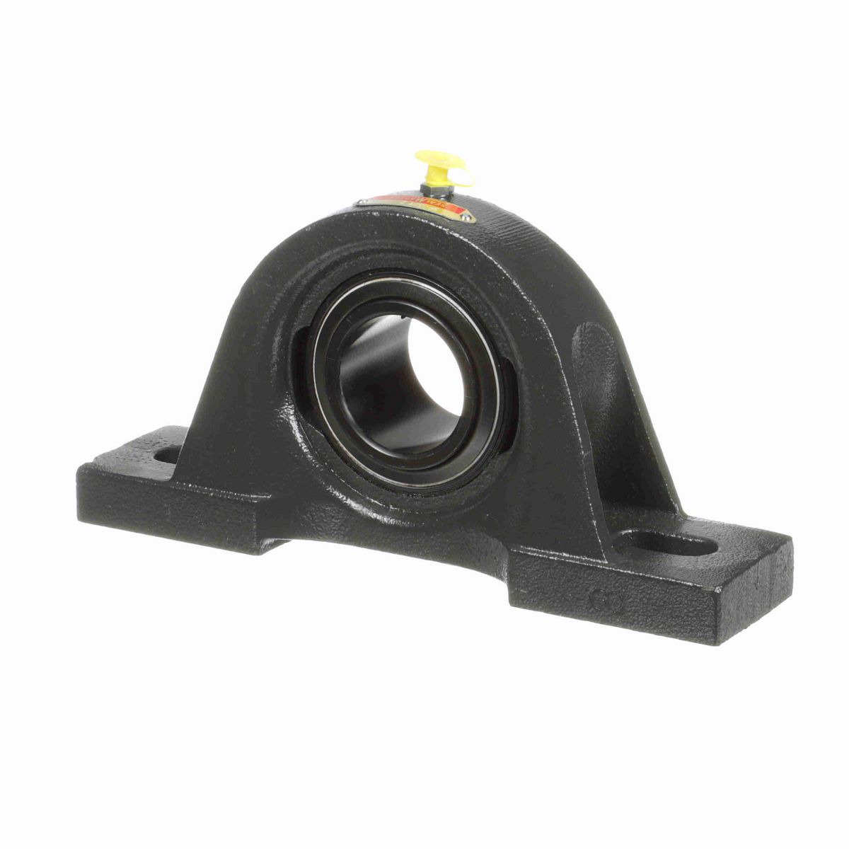 Sealmaster Mounted Cast Iron Two Bolt Pillow Block Ball Bearing - 52100 Bearing Steel, Black Oxided - Setscrew Lock - SP-32R