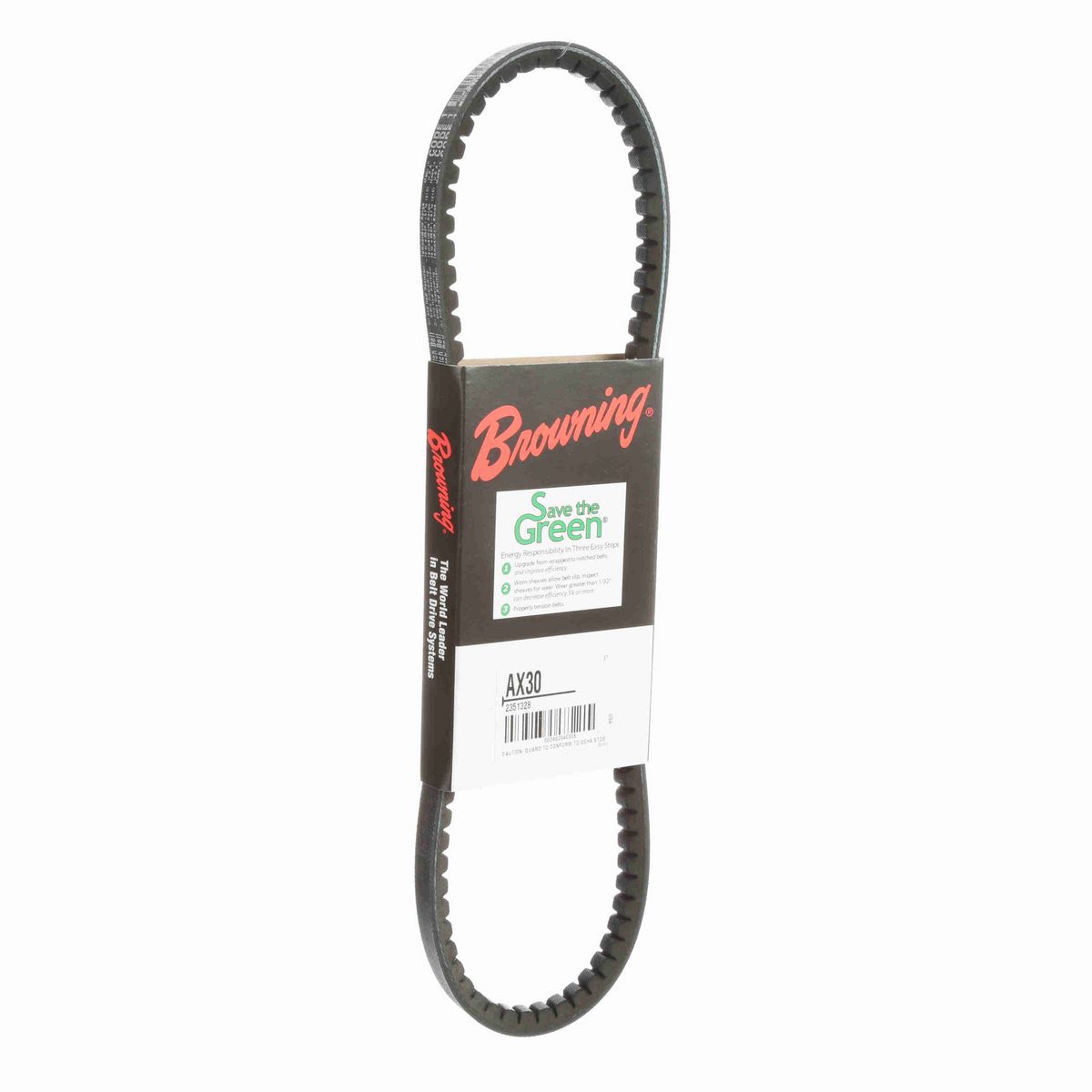 Browning EPDM Notched Belt 98% Efficient - AX30