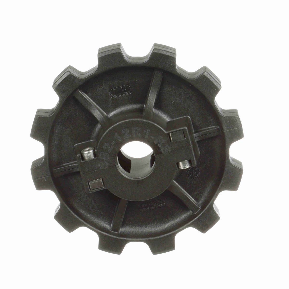 System Plast 882 Series Split Molded Sprocket with 12 Teeth and a 1in Round Idler Bore - 882-12R1-RS