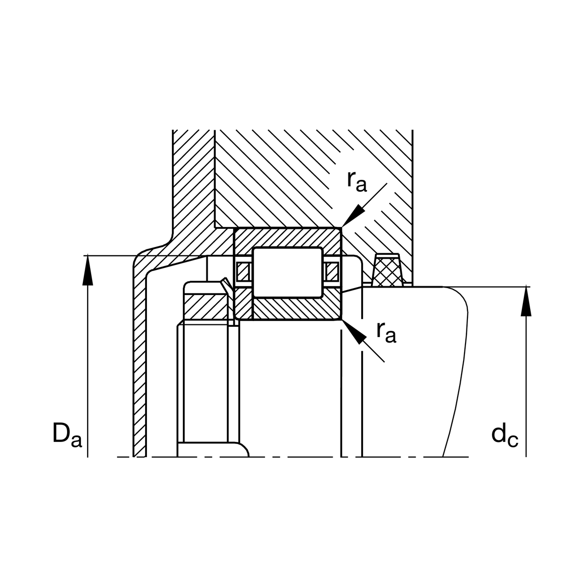 Цилиндрический роликоподшипник INA NUP2344-EX-TB-M1