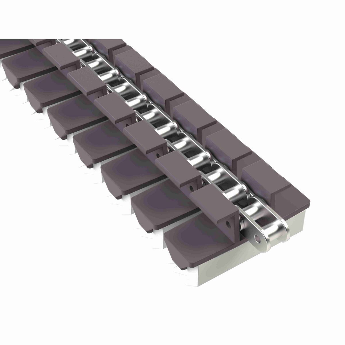 Rexnord 1873TAB SideGrip™ Side-flexing, Material: Brown High Performance, Width: 3.75in, Pitch: 1.5in - 81420502