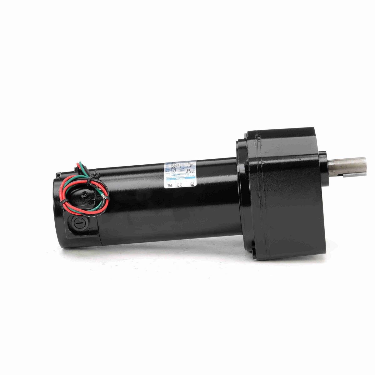 LEESON Parallel Shaft Gearmotor, 0.25 HP, 90 V, 125 RPM, 34 Frame, TENV - M1135111.00