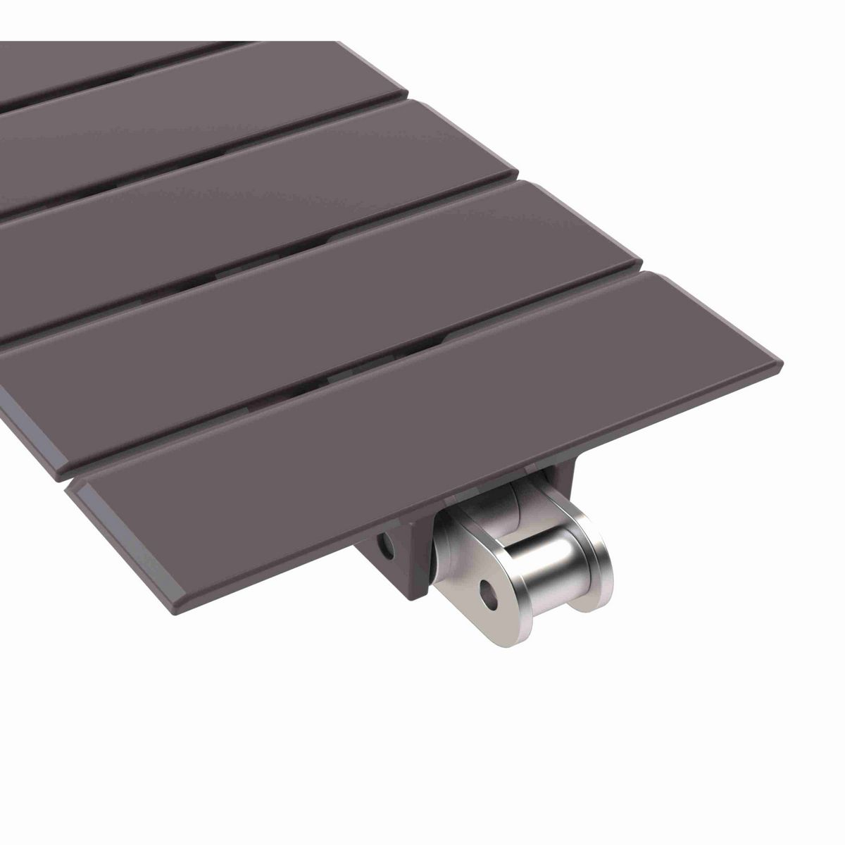 Rexnord 963 Straight Running Solid Top, Material: Brown High Performance, Width: 4.5in, Pitch: 1.5in - 81414422