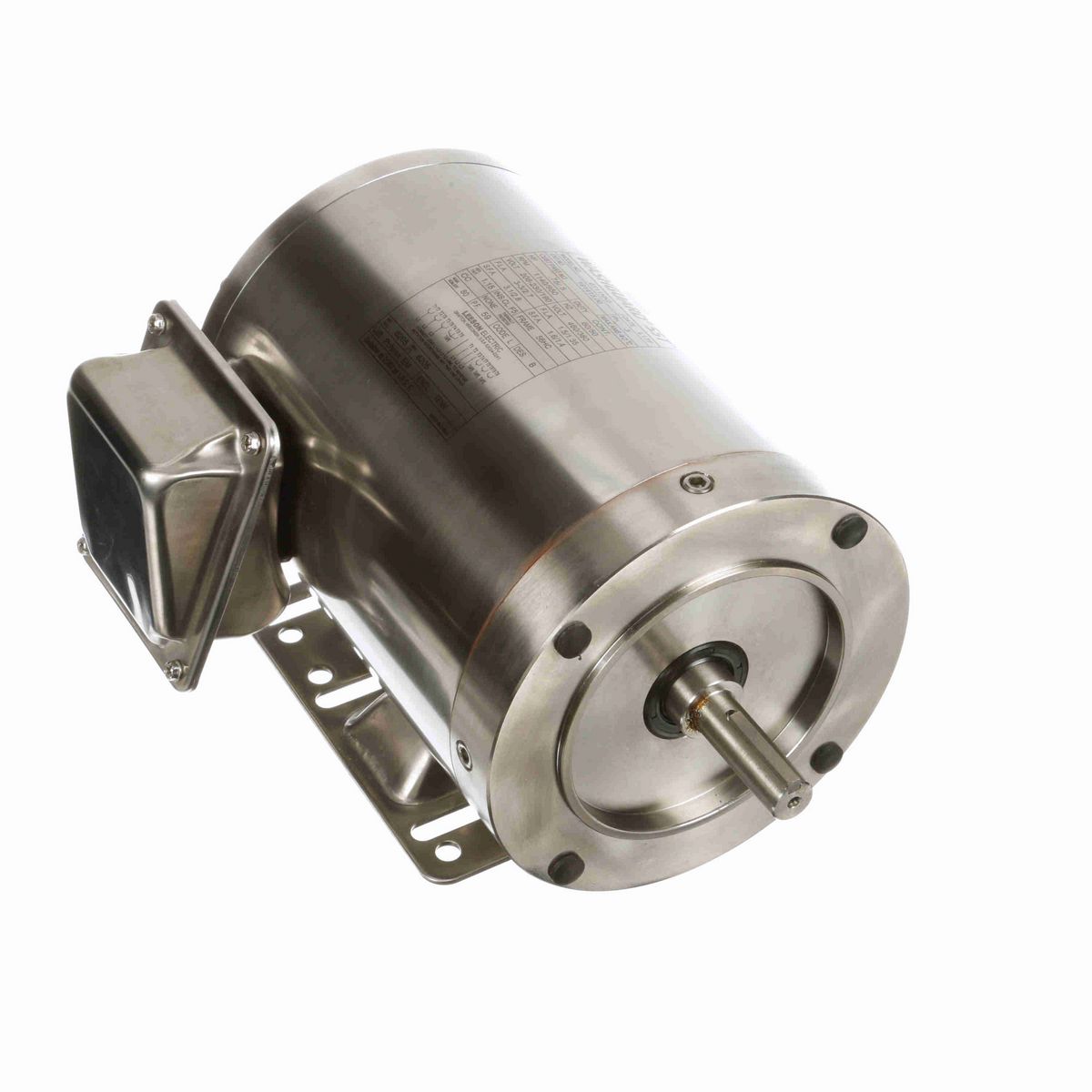 LEESON SST Duck™ General Purpose Motor, 0.75 & 0.50 HP, 3 Ph, 60 & 50 Hz, 230/460 & 190/380 V, 1200 & 1000 RPM, 56C Frame, TENV - 191415.00