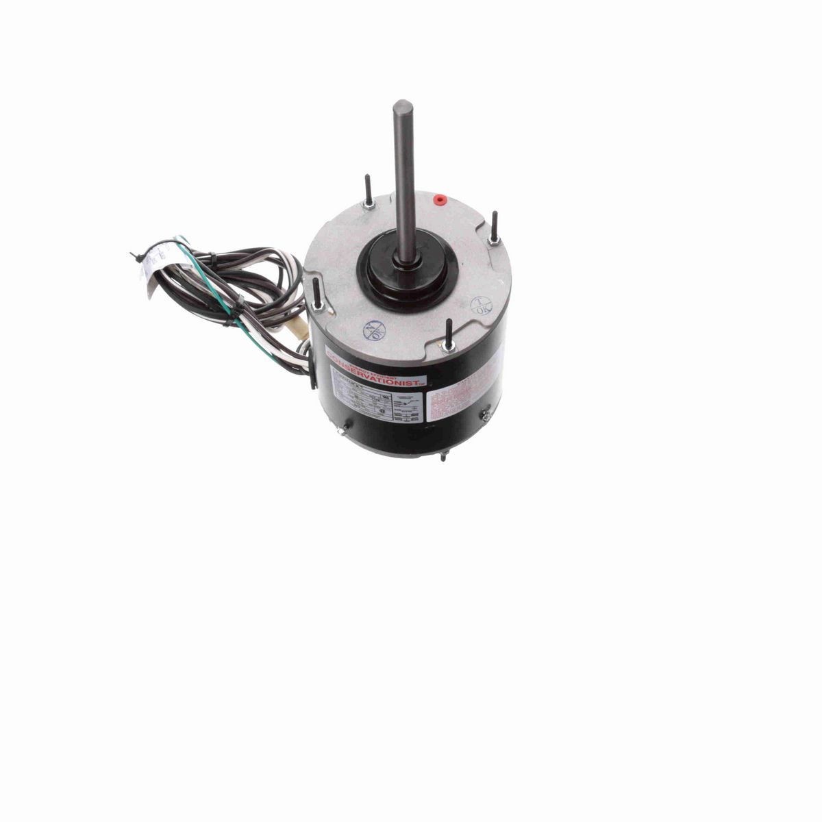 Century 4-in-1® Condenser Fan Motor, 1/2-1/5 HP, 1 Ph, 60 Hz, 208-230 V, 1075 RPM, 1 Speed, 48 Frame, TEAO - ORM5459BF