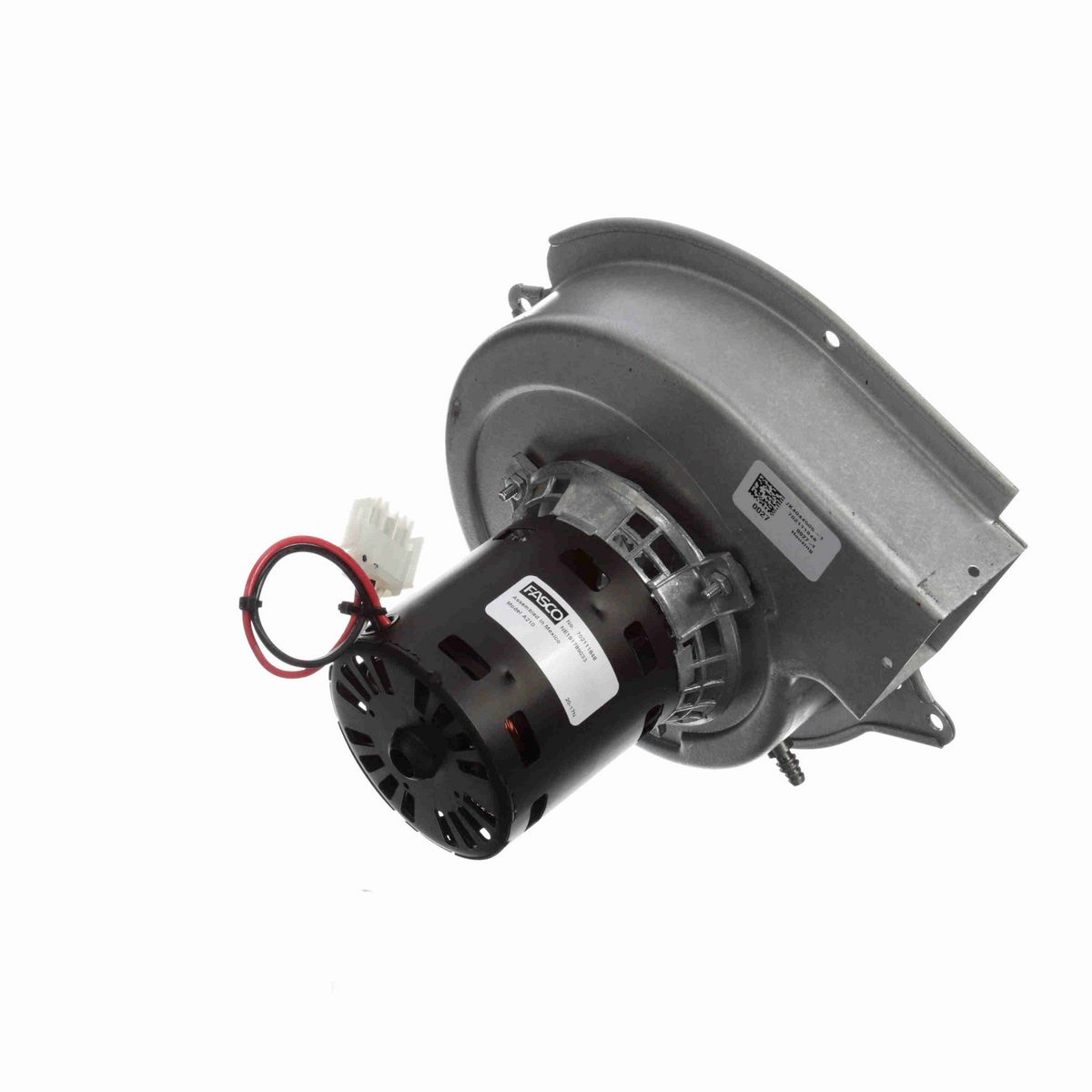 FASCO Rectangular Outlet Shaded Pole OEM Replacement Draft Inducer Blower, 115 Volts, Flange: No - A210