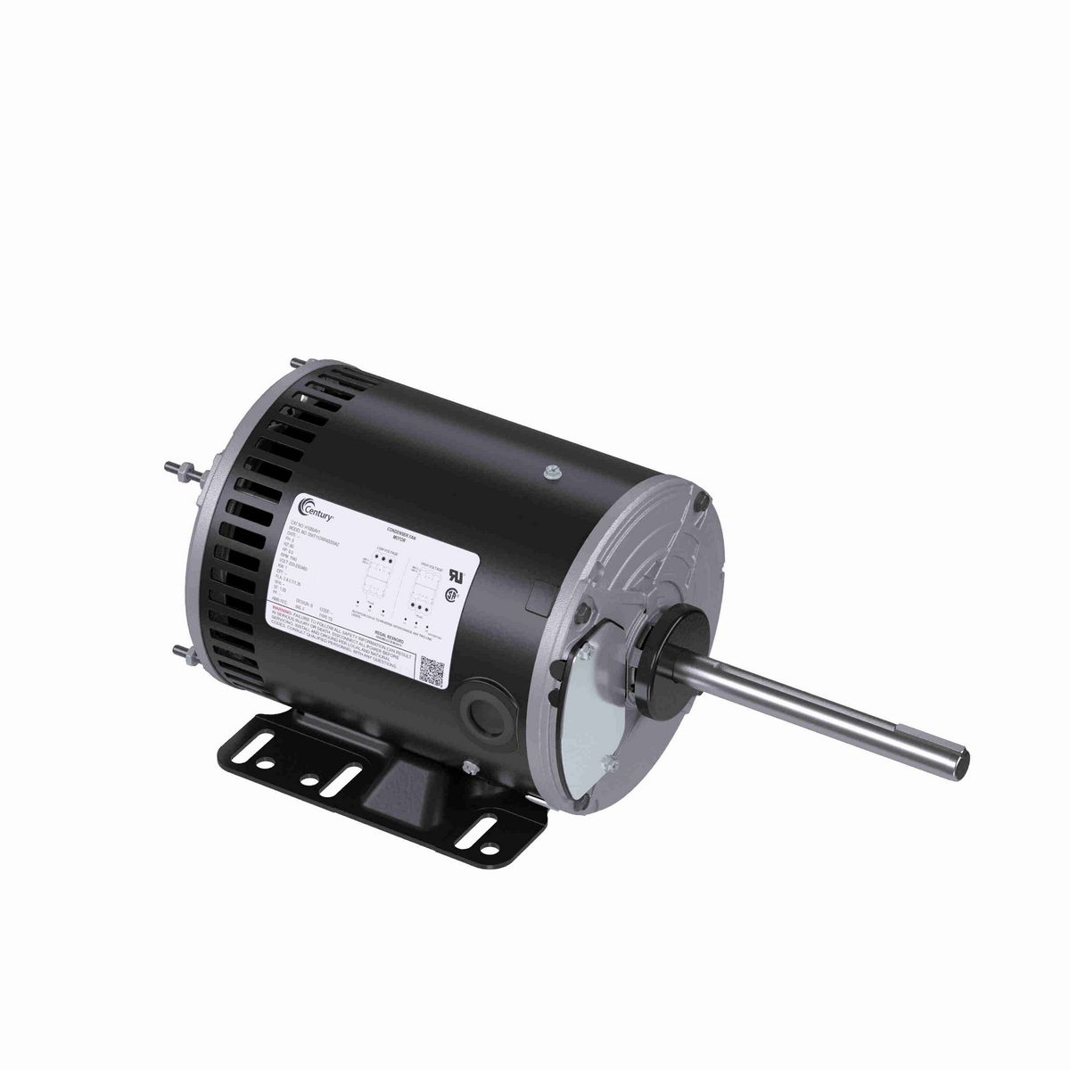 Century JuggerNaut® Condenser Fan Motor, 1/2 HP, 3 Ph, 60 Hz, 230/460 V, 1200 RPM, 56HZ Frame, OPAO - H1055AV1