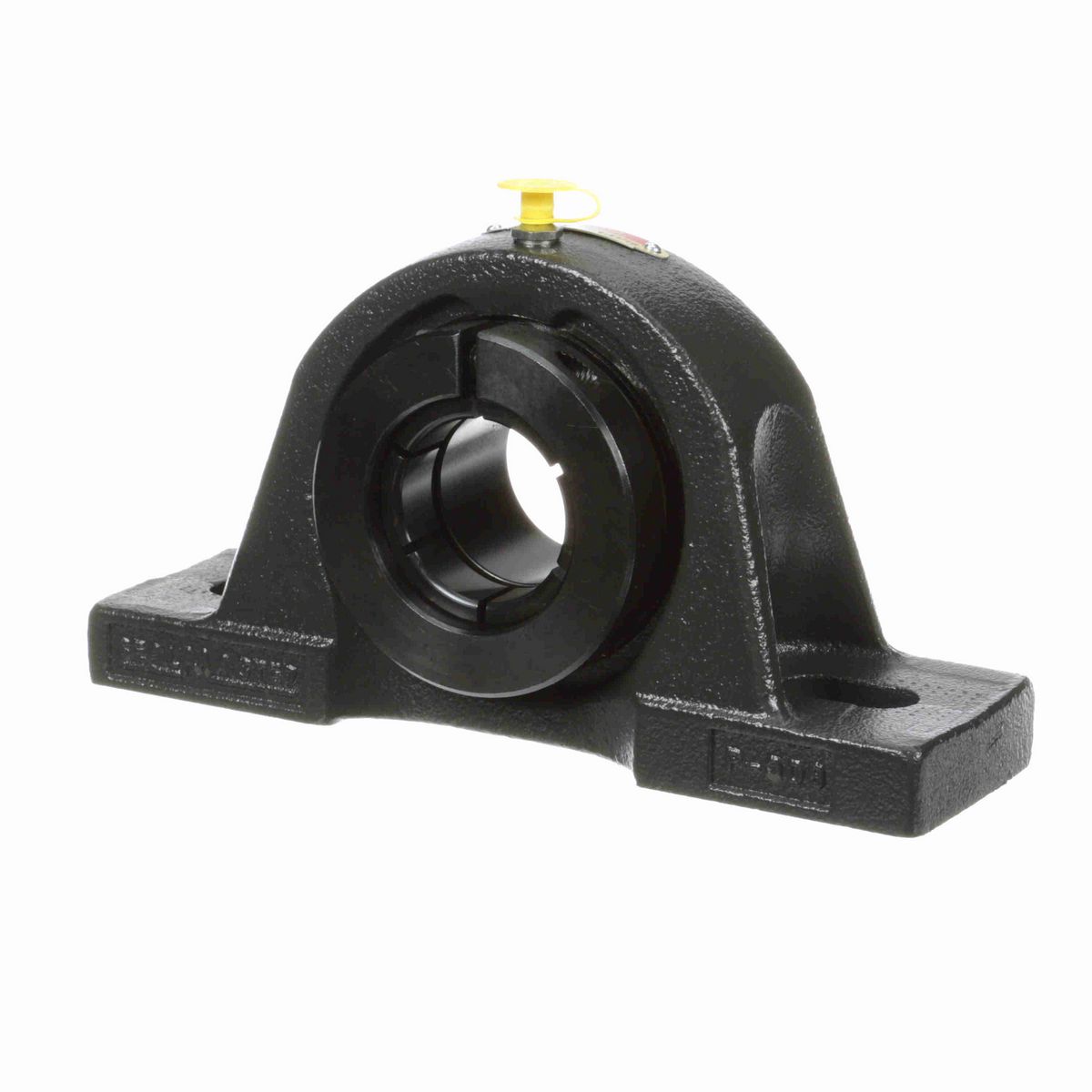 Sealmaster Mounted Cast Iron Two Bolt Pillow Block Ball Bearing - 52100 Bearing Steel, Black Oxided - Concentric Lock - MP-27T