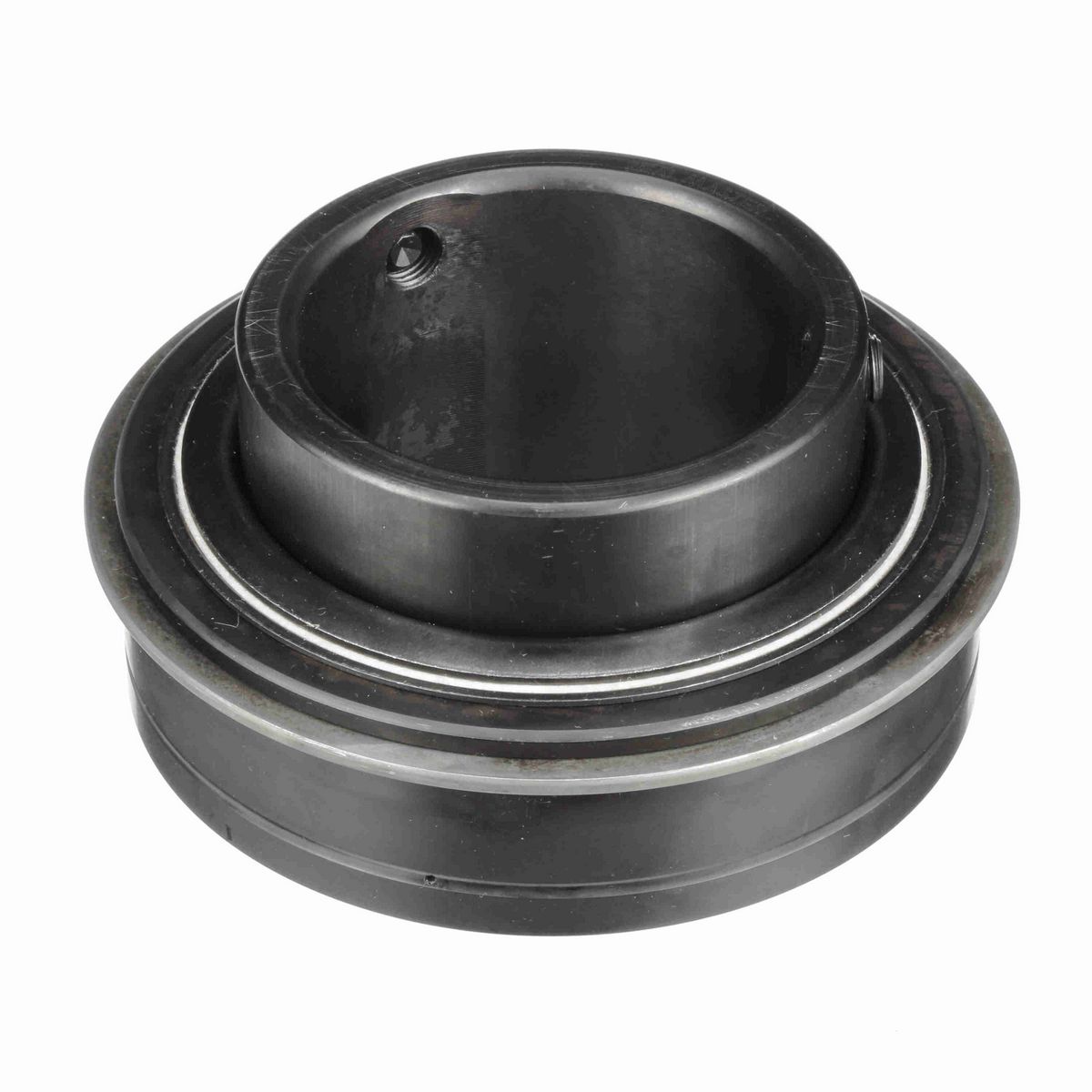 Sealmaster Mounted Insert Only Ball Bearing - 52100 Bearing Steel, Black Oxided - Setscrew Lock - ER-52