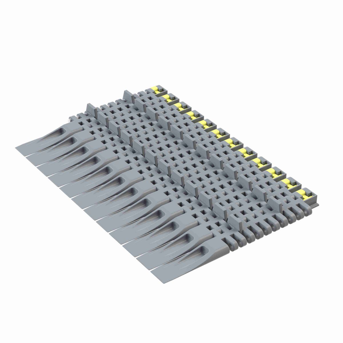 Rexnord 8505DTS Straight Running DTS®, Material: Silver Platinum Series™ X, Width: 4.5in, Pitch: 0.75in - 10295781