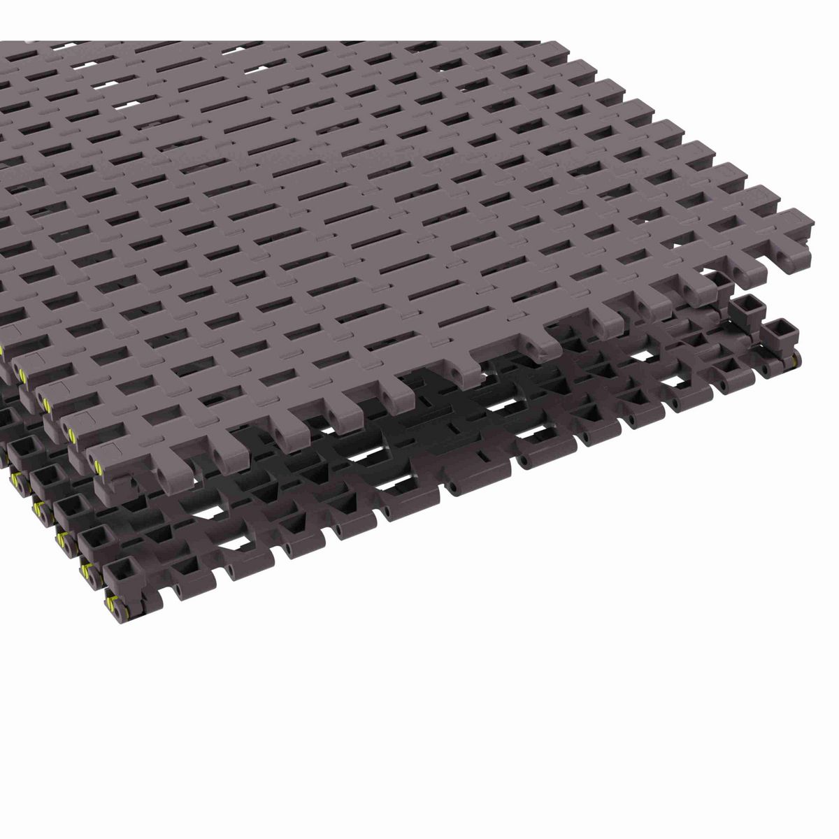Rexnord 7956GT Side-flexing Flush Grid, Material: Brown High Performance, Width: 18in, Pitch: 1.25in - 10324709