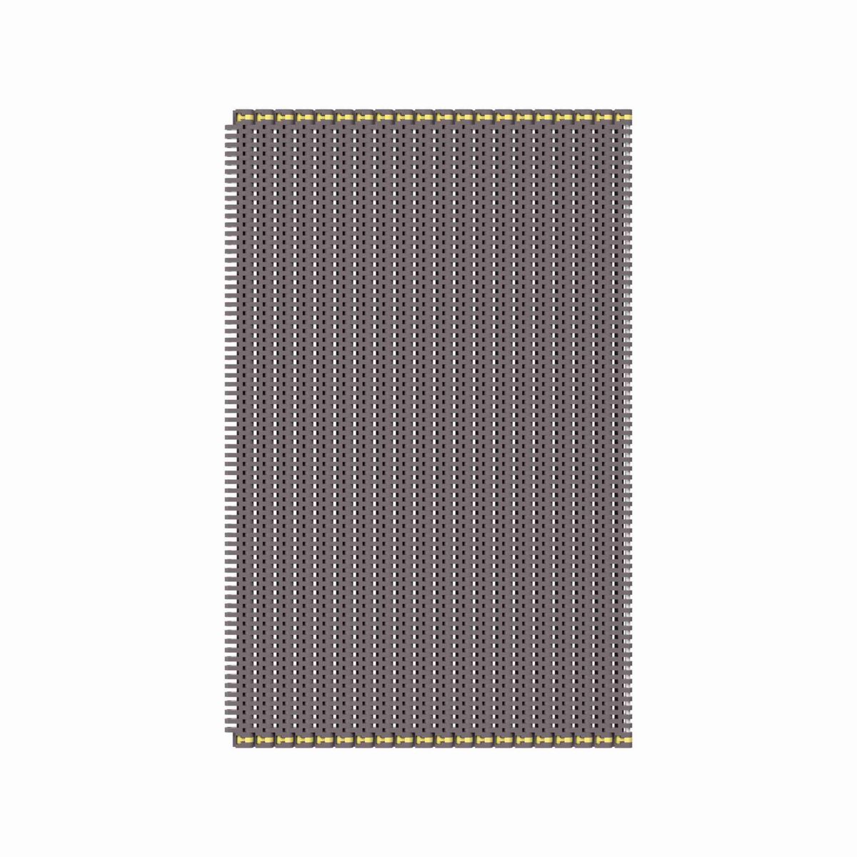 Rexnord 8506 Straight Running Flush Grid, Material: Brown High Performance, Width: 144in, Pitch: 0.75in - 10301039