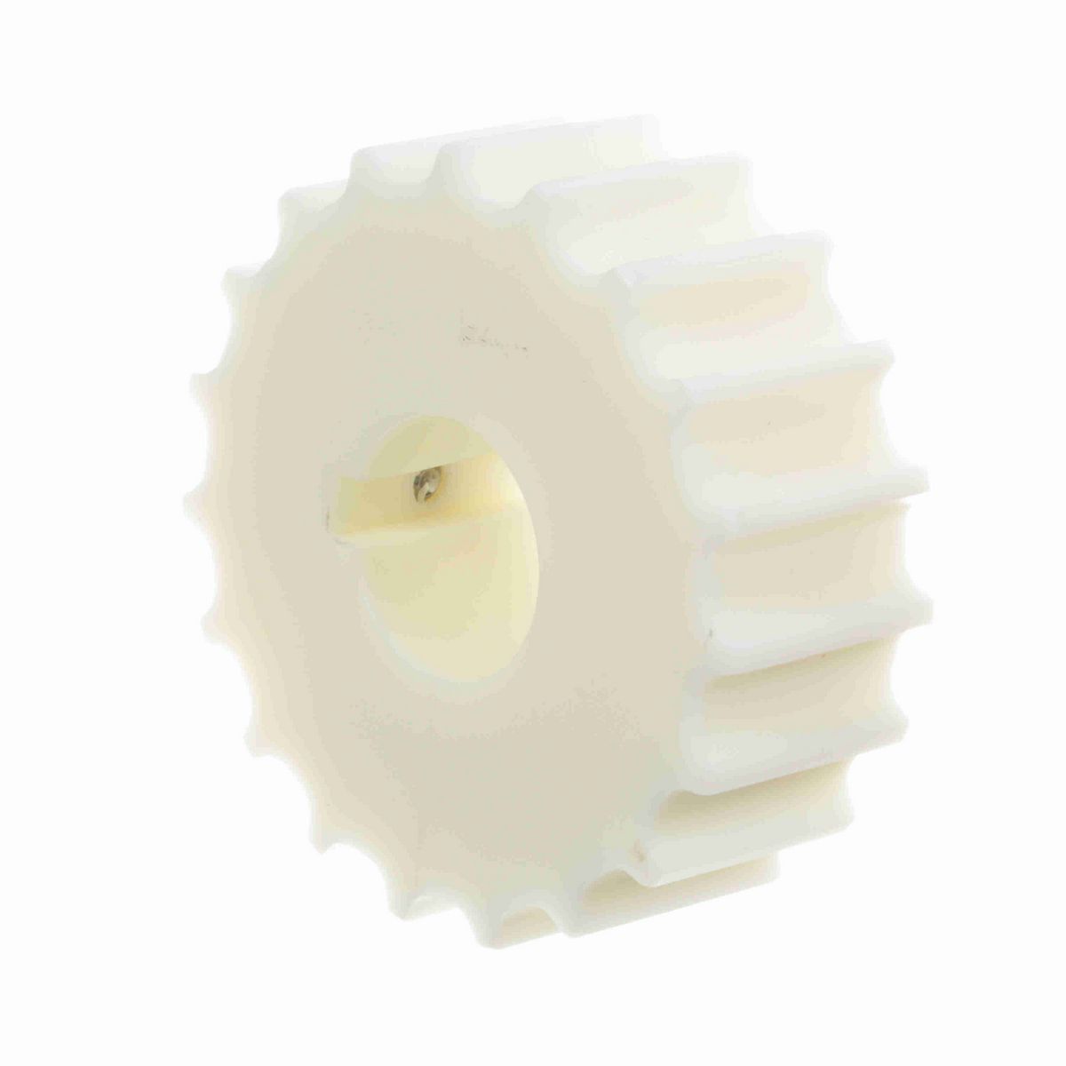 System Plast 815 Series Split Machined Sprocket with 19 Teeth, a 1-1/2in Round Shaft-Ready Bore and Setscrew - 815-19R1.5-DMS-SS