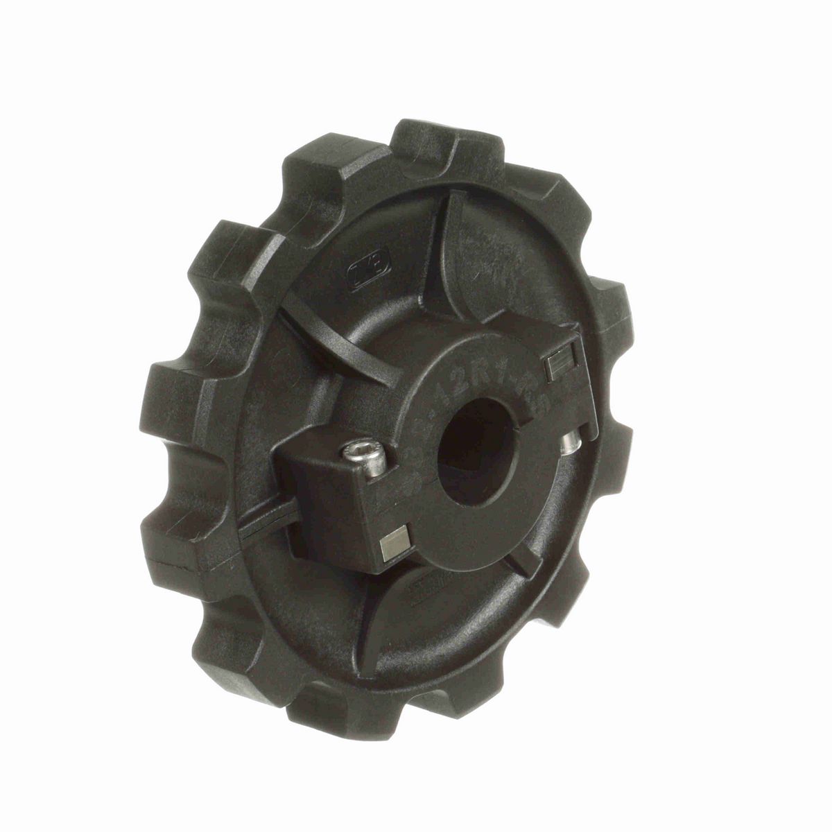 System Plast 882 Series Split Molded Sprocket with 12 Teeth and a 1in Round Idler Bore - 882-12R1-RS