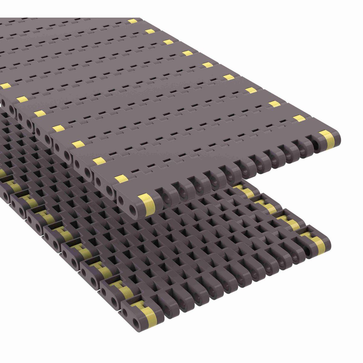 Rexnord 8505 Straight Running Solid Top, Material: Brown High Performance, Width: 4.5in, Pitch: 0.75in - 81418291