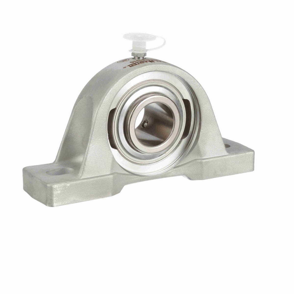 Sealmaster Mounted Stainless Steel Two Bolt Pillow Block Ball Bearing - 52100 Bearing Steel, Phosphorus Nickel Coated - Setscrew Lock - Corrosion Resistant - CRPS-PN16