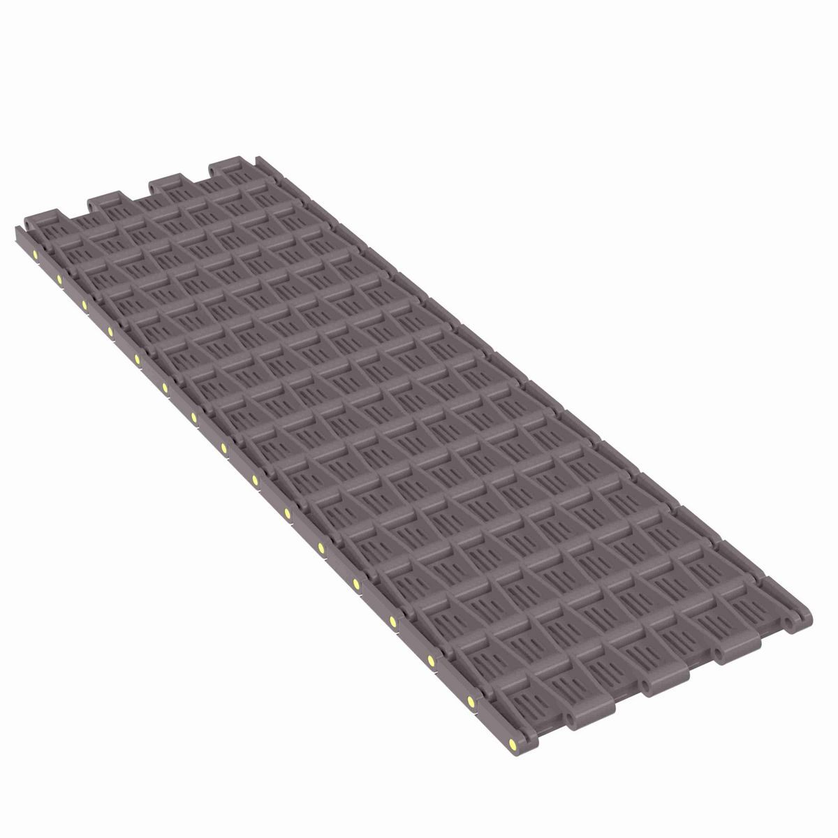 Rexnord 5706 Straight Running Flush Grid, Material: Brown High Performance, Width: 7.5in, Pitch: 1.5in - 81416774