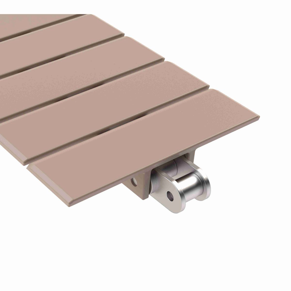 Rexnord 963 Straight Running Solid Top, Material: Tan Low Friction, Width: 4.5in, Pitch: 1.5in - LF963SSK450