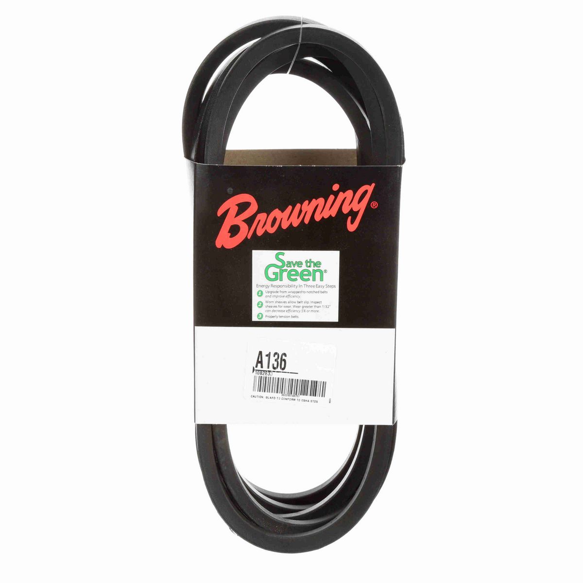 Browning Neoprene Wrapped Belt 95% Efficient - A136