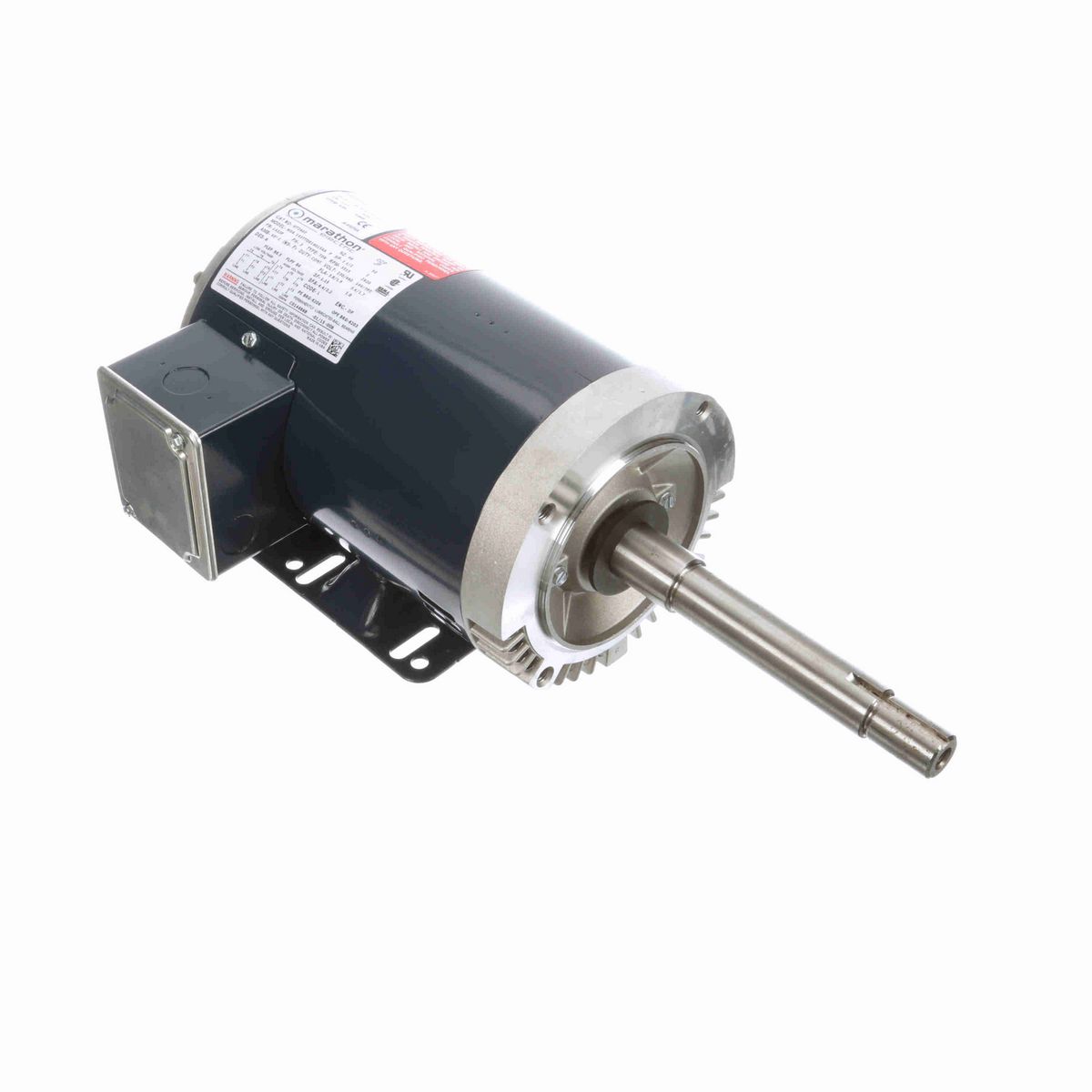 LEESON Close-Coupled Pump Motor, 1.50 & 1 HP, 3 Ph, 60 & 50 Hz, 230/460 & 190/380 V, 3600 & 3000 RPM, 143JP Frame, DP - GT2403