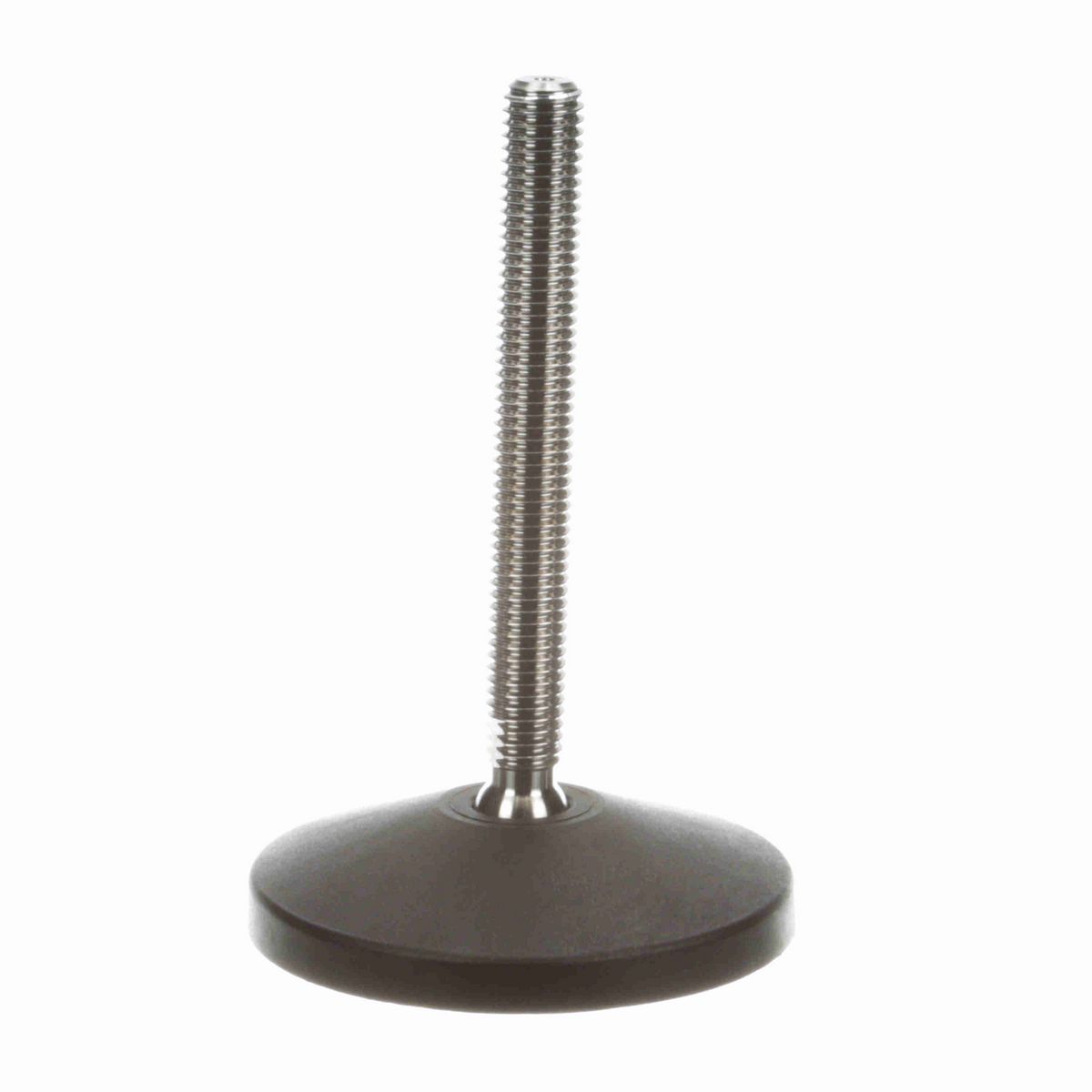 System Plast Articulating Plastic Leveler; Series: VG-511, Base Diameter: 4, Spindle Length: 4.6-in, Thread: 5/8-11 - VG-511-01-S58-L5