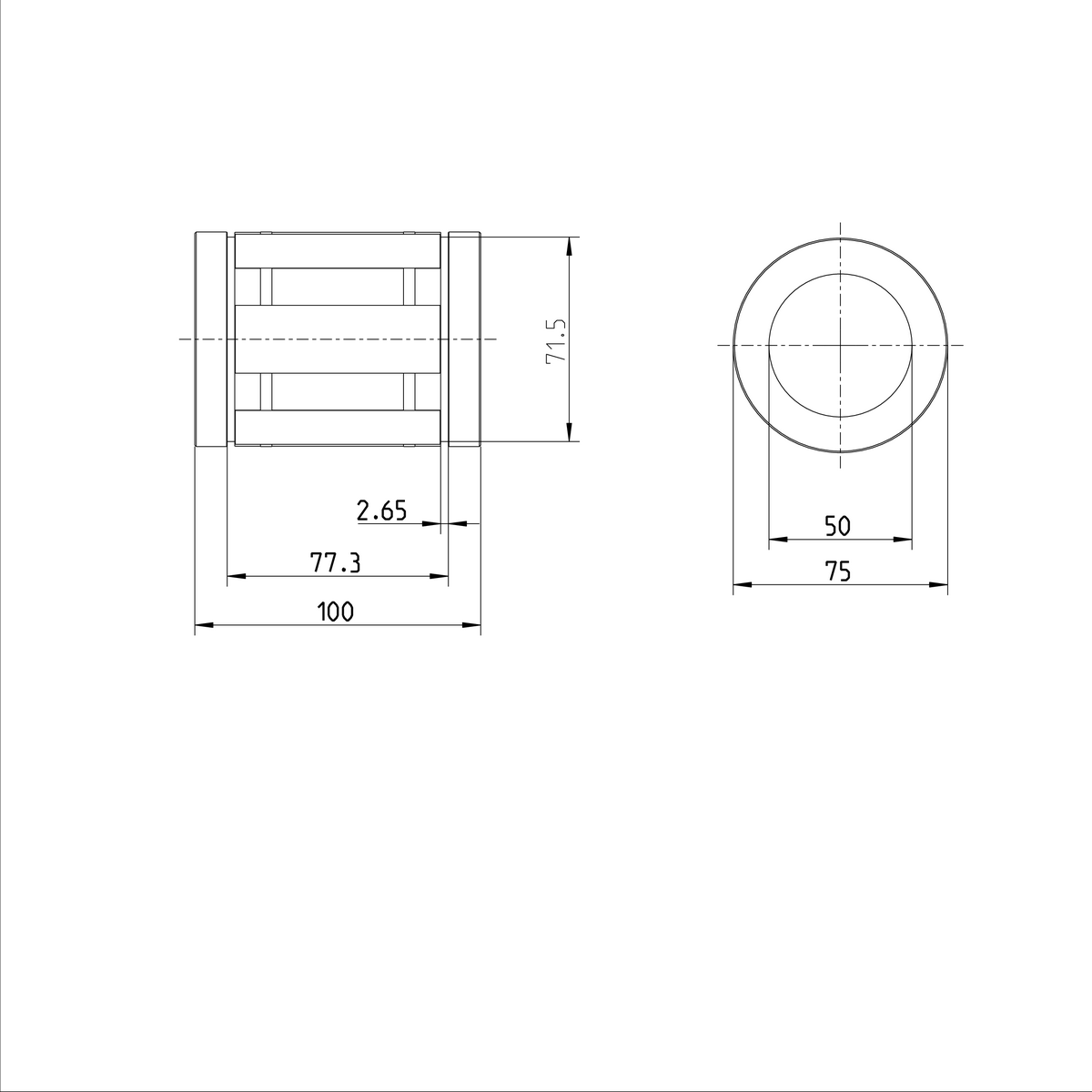 Суперлинейная втулка Bosch Rexroth KBB-50-DD [R067225040]