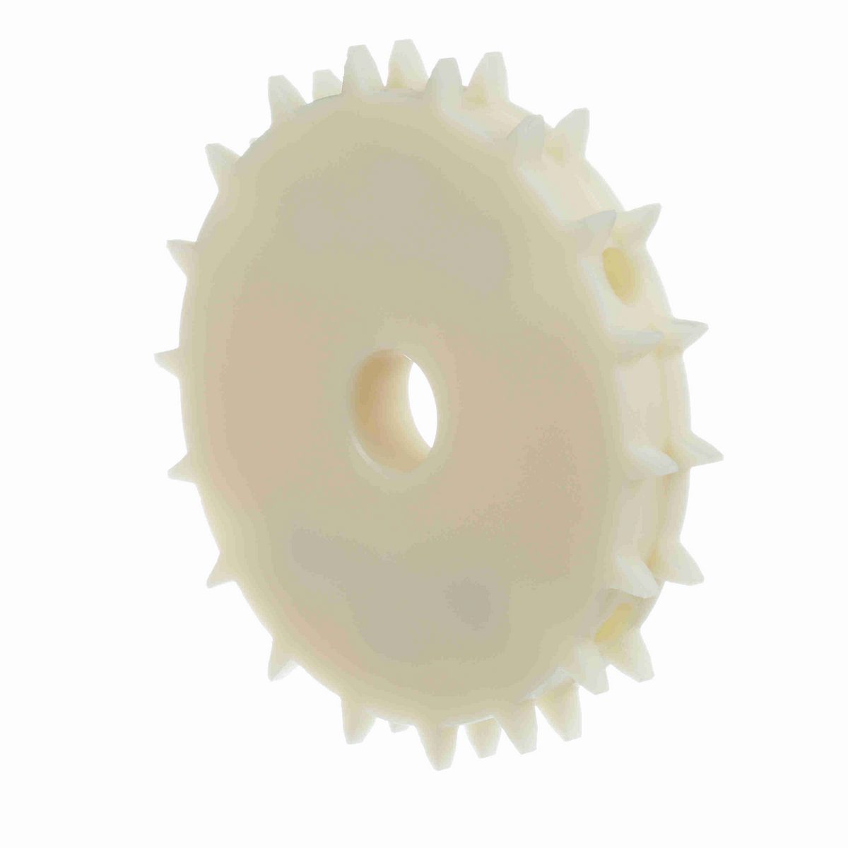 System Plast 2256 Series Split Machined Sprocket with 18 Teeth, a 1in Round Shaft-Ready Bore and Setscrew - 2256-18R1-DMS-SS