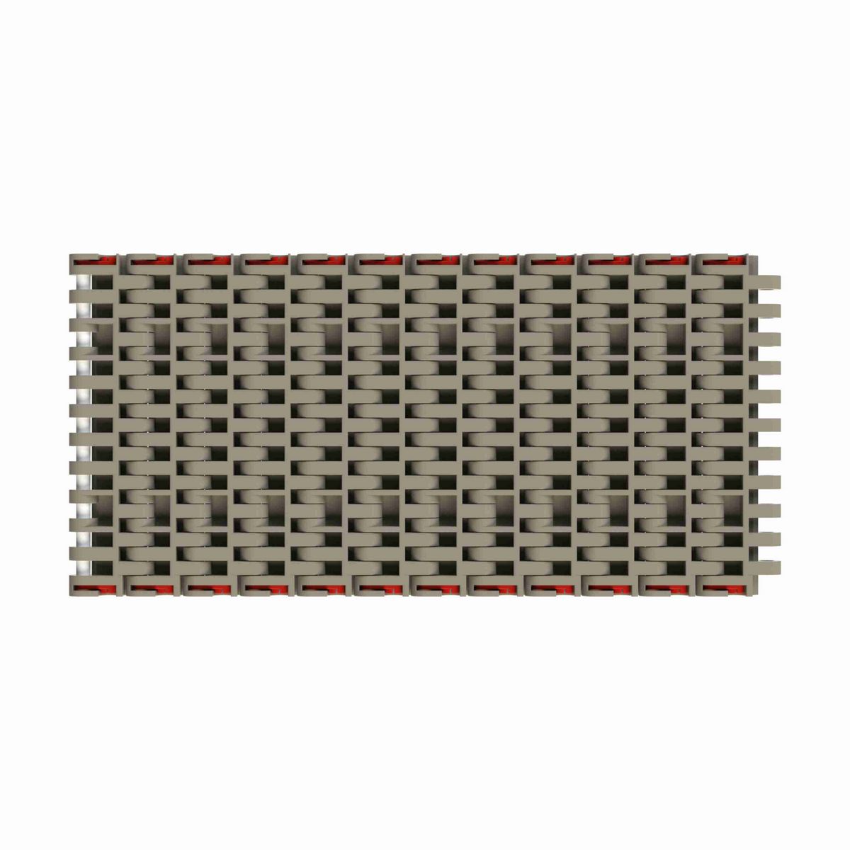 Rexnord 7705 SuperGrip™ Straight Running SuperGrip™, Material: Grey Tough Composite, Width: 6in, Pitch: 1in - 81447682