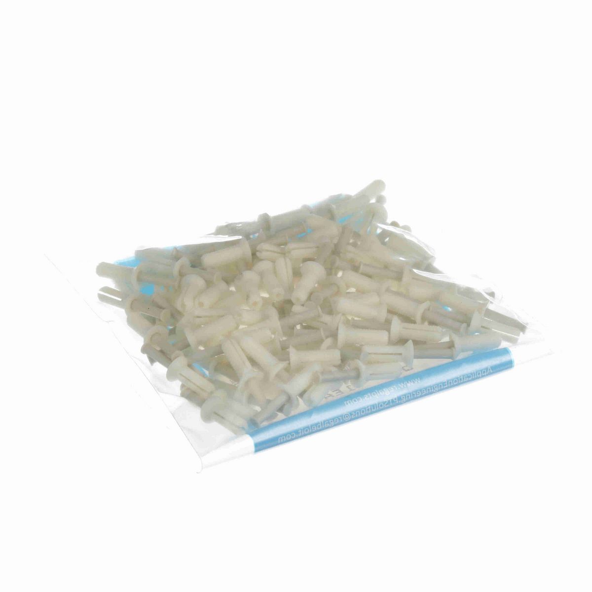 System Plast Hardware: 0.44"W X 0.44"H X 0.75"L White Polyamide - VG-750-10