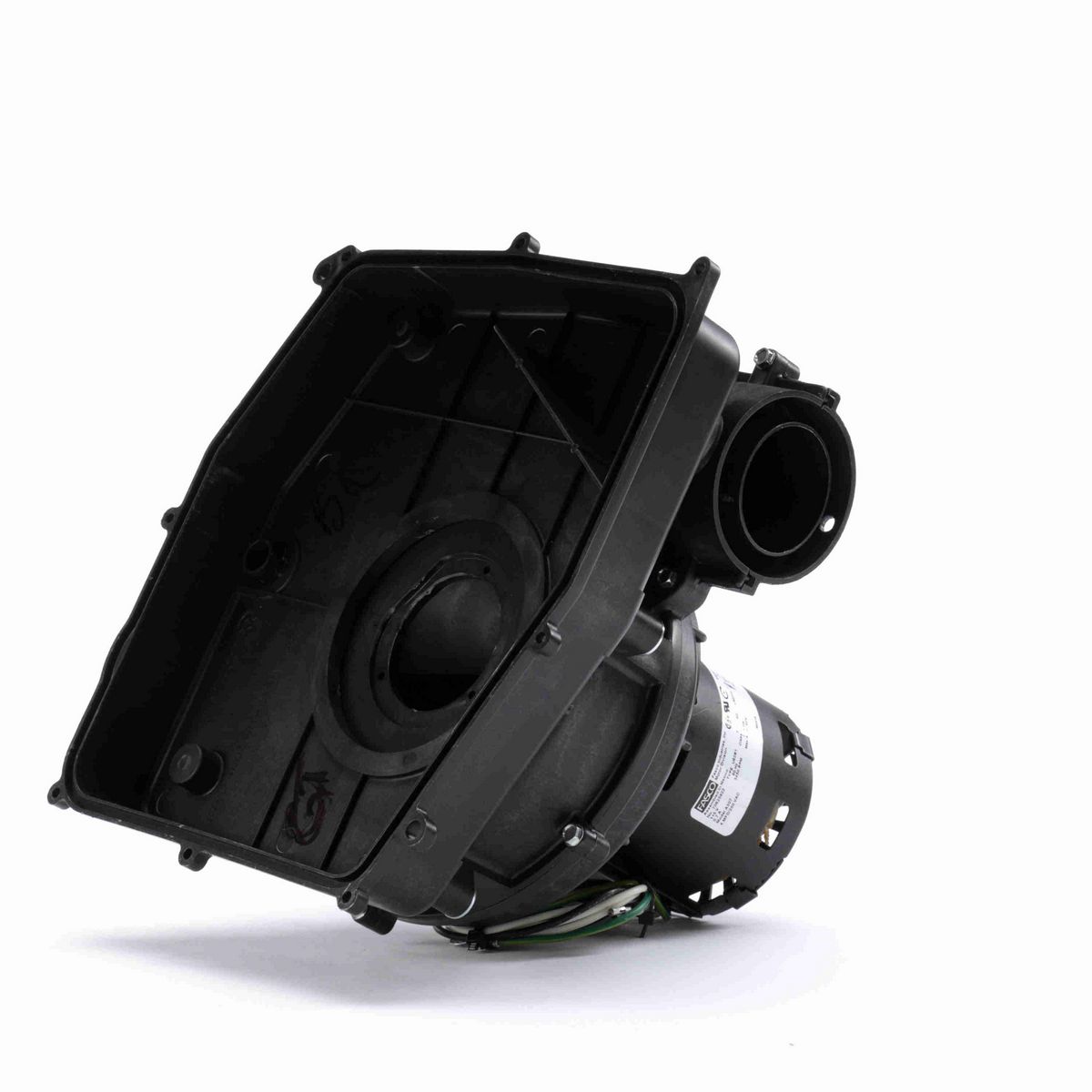FASCO Round Outlet Permanent Split Capacitor OEM Replacement Draft Inducer Blower, 115 Volts, Flange: Yes - A307