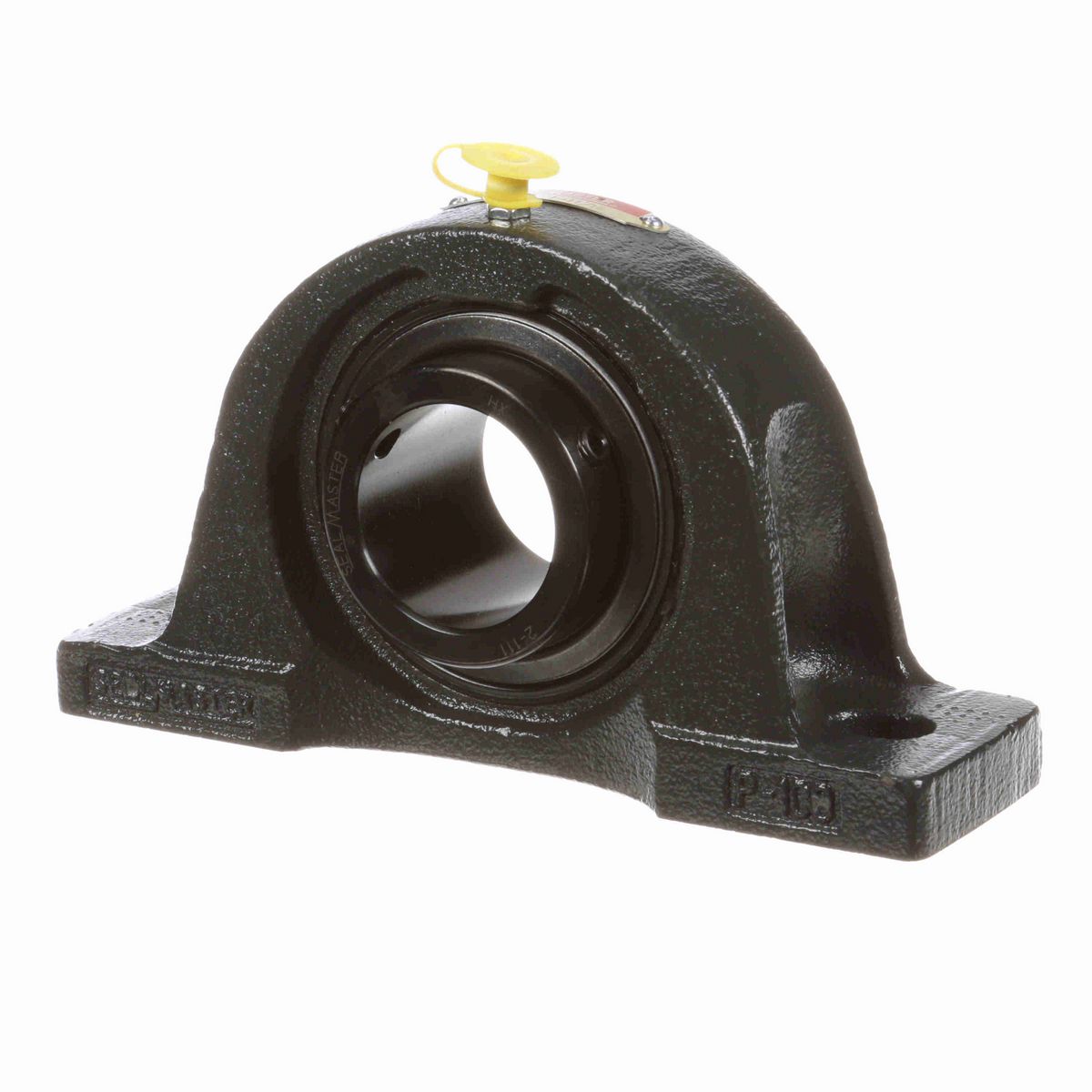 Sealmaster Mounted Cast Iron Two Bolt Low Base Pillow Block Ball Bearing - 52100 Bearing Steel, Black Oxided - Setscrew Lock - NPL-27