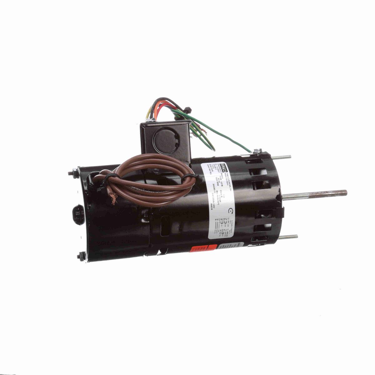 FASCO OEM Replacement Motor, 1/15 HP, 1 Ph, 60 Hz, 230/460 V, 3000 RPM, 1 Speed, 3.3" Diameter, OAO - D459