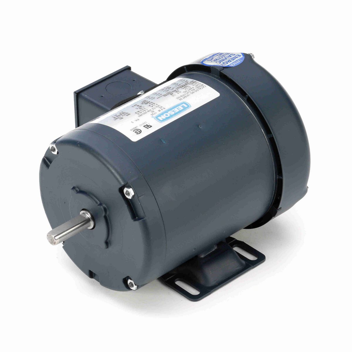 LEESON General Purpose Motor, 0.33 HP, 3 Ph, 60 Hz, 230/460 V, 1800 RPM, 48 Frame, TEFC - 101647.00