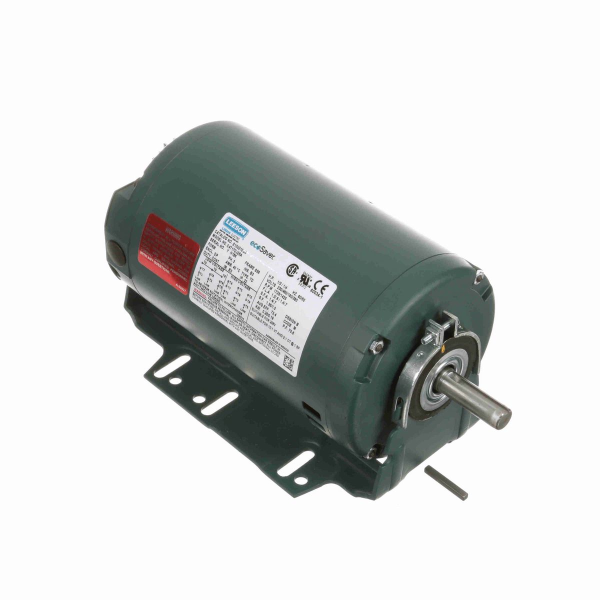 LEESON ecoSaver™ General Purpose Motor, 0.33 & 0.25 HP, 3 Ph, 60 & 50 Hz, 230/460 & 190/380 V, 1800 & 1500 RPM, S56 Frame, DP - E100210.00