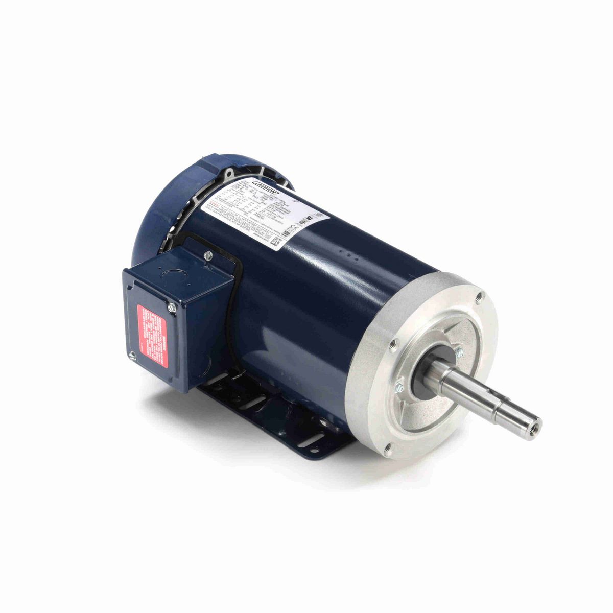 LEESON Close-Coupled Pump Motor, 3 & 2 HP, 3 Ph, 60 & 50 Hz, 230/460 & 190/380 V, 3600 & 3000 RPM, 145JM Frame, TEFC - U363A