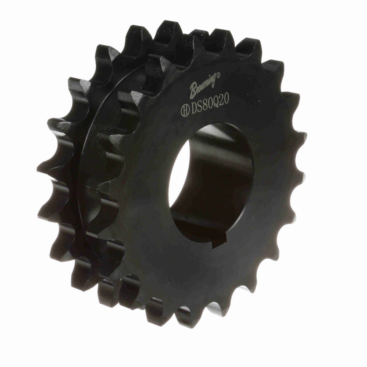 Browning Steel Bushed Bore Roller Chain Sprocket - DS80Q20